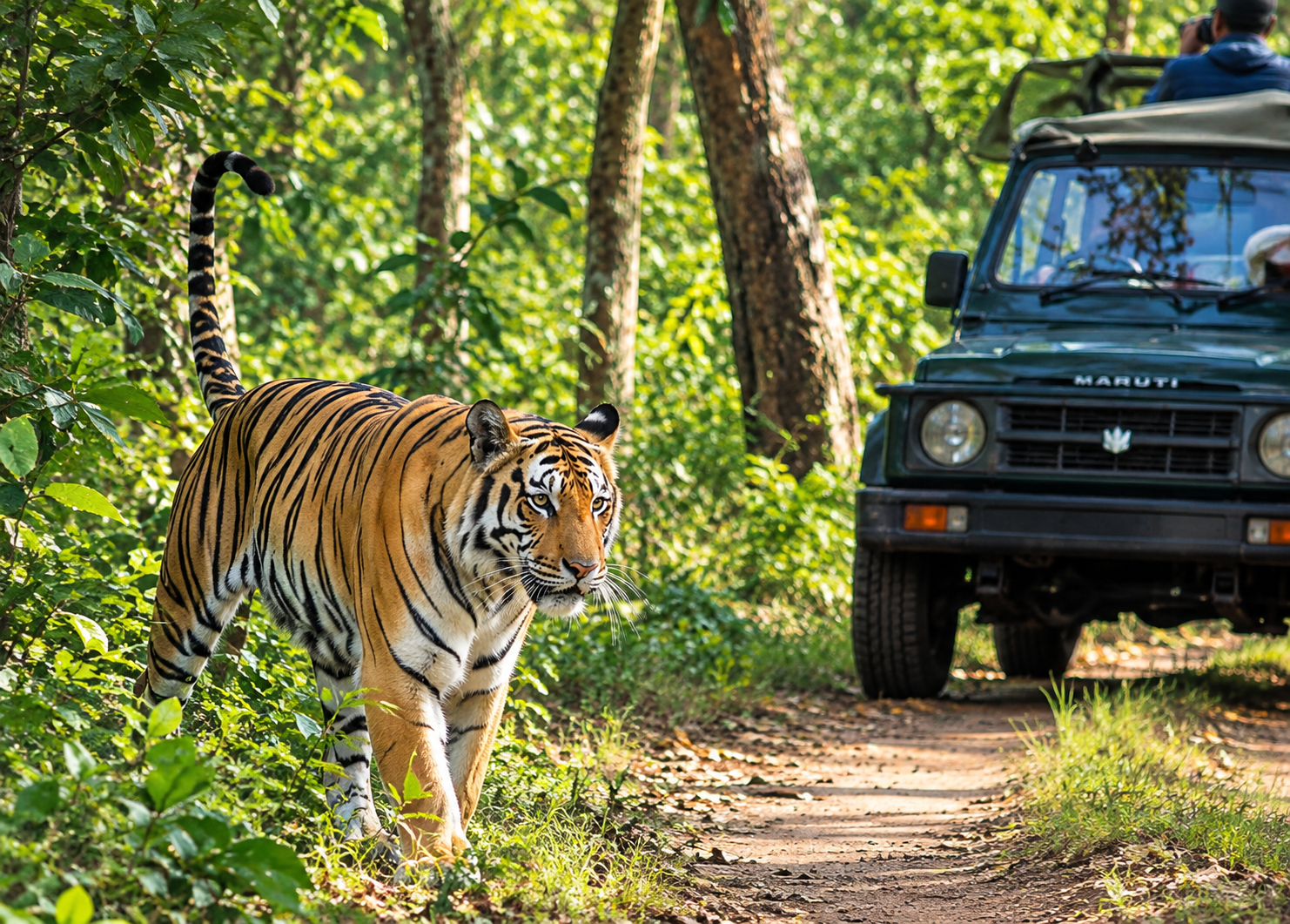 Canter safari in Jim Corbett Tiger Reserve