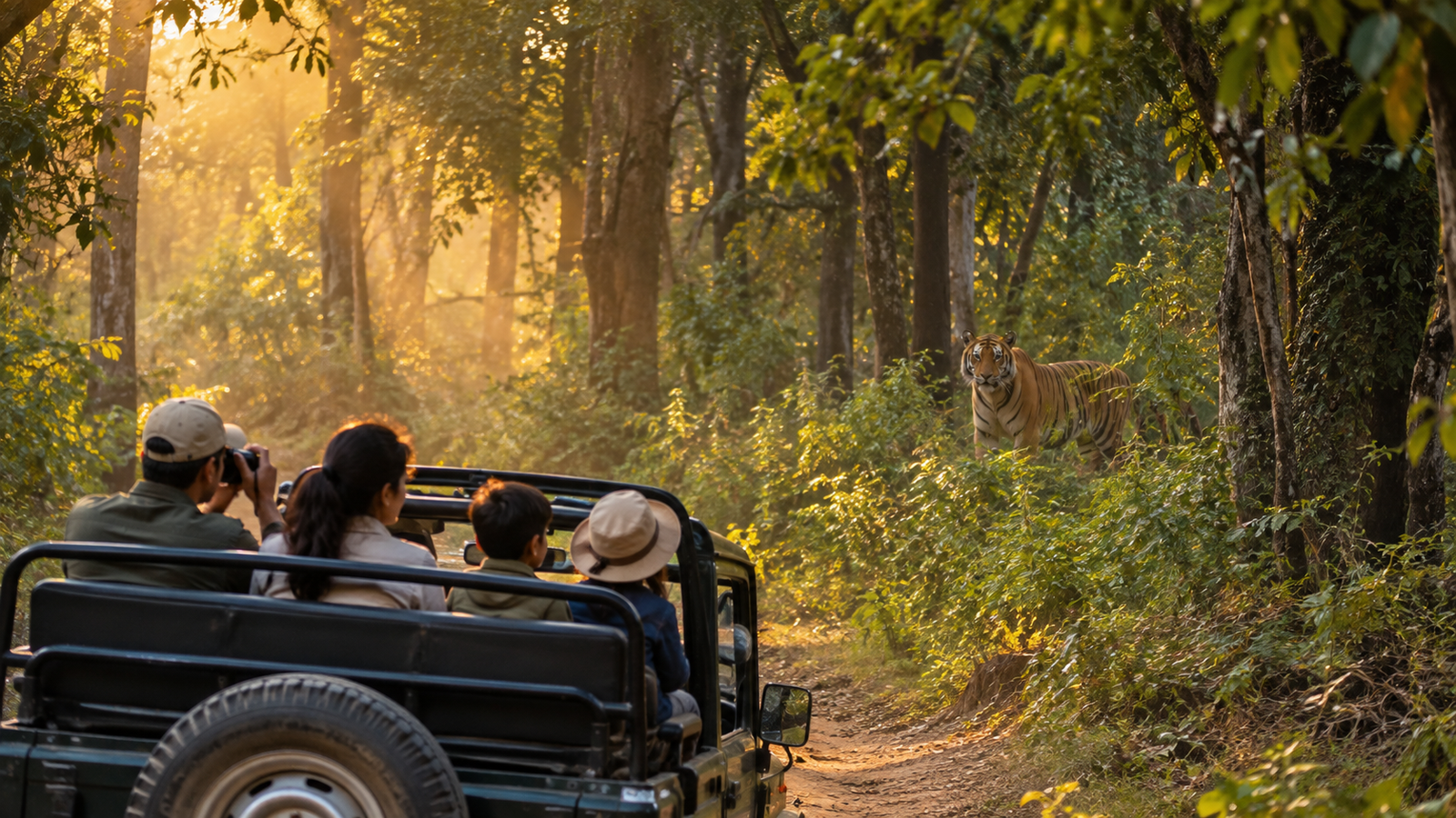 Sal forest track in Jim Corbett National Park
